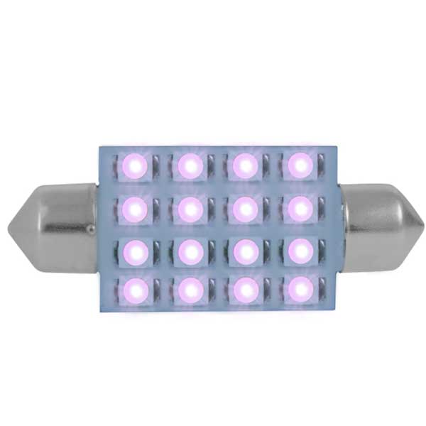 211 16 LED Dome Light Bulbs 44mm (PR)