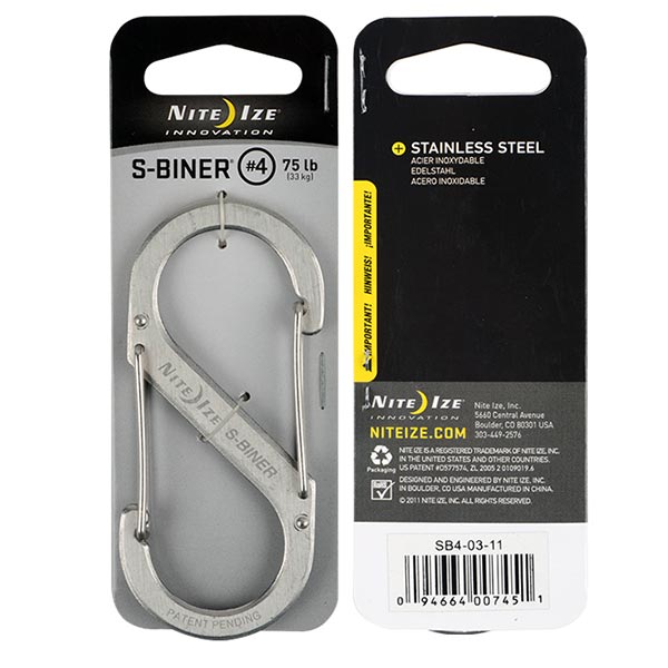 1.6" Stainless Steel S-Biner