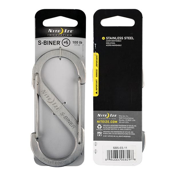 1.9" Stainless Steel S-Biner