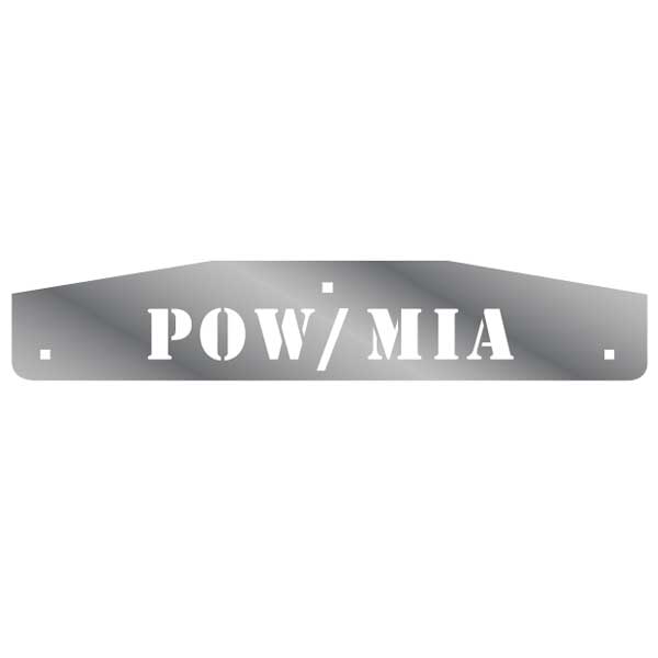 SS POW/MIA Mud Flap Weights w/Back Plates (PR)