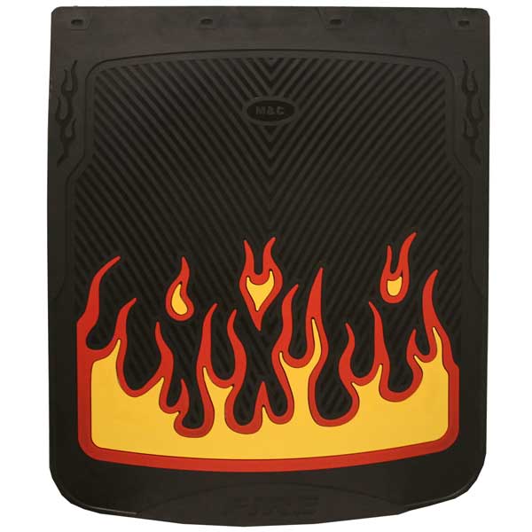 24" x 30" Flame Mud Flaps (PR)