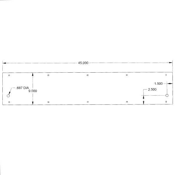 Kenworth 45" Battery Box Cover