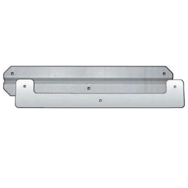 SS U-Shaped Mud Flap Weights with Back Plates (PR)