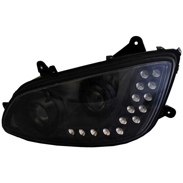 Kenworth T660 Blackout Projector and LED Headlights