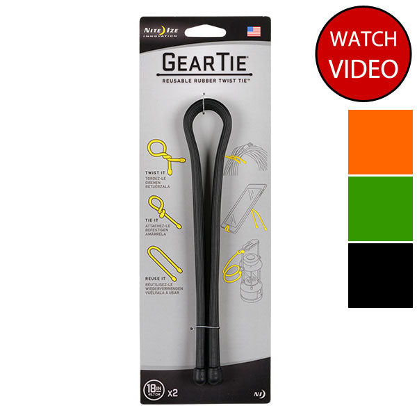 GearTie Reusable Rubber Twist Tie (PR)