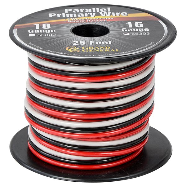 25ft 16-Gauge Parallel 3 Copper Wire Spool