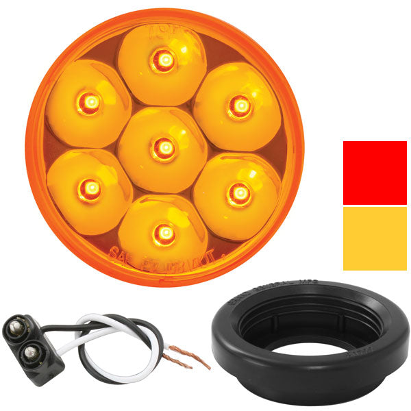 2" Pearl LED Marker Light with Grommet