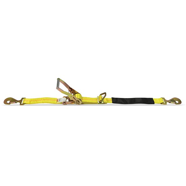 8' x 2" Ratchet/Axle Strap with Snap Hooks