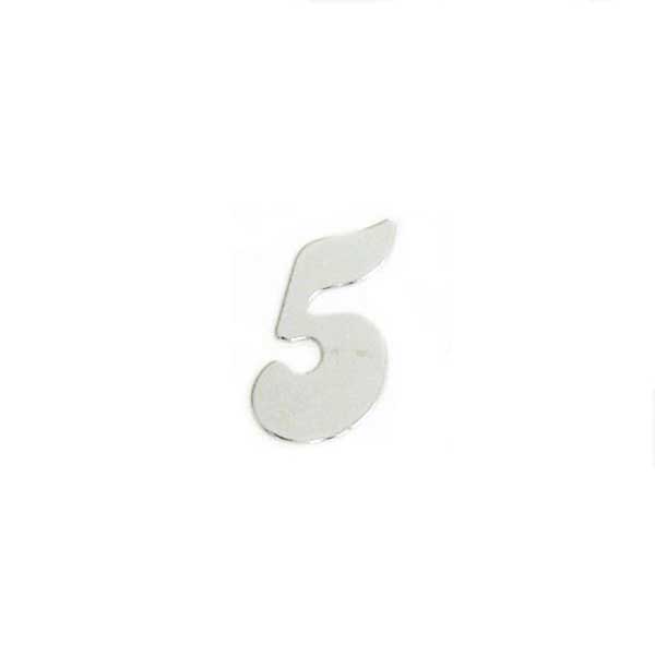 4" Chrome Numbers - Tape Mount