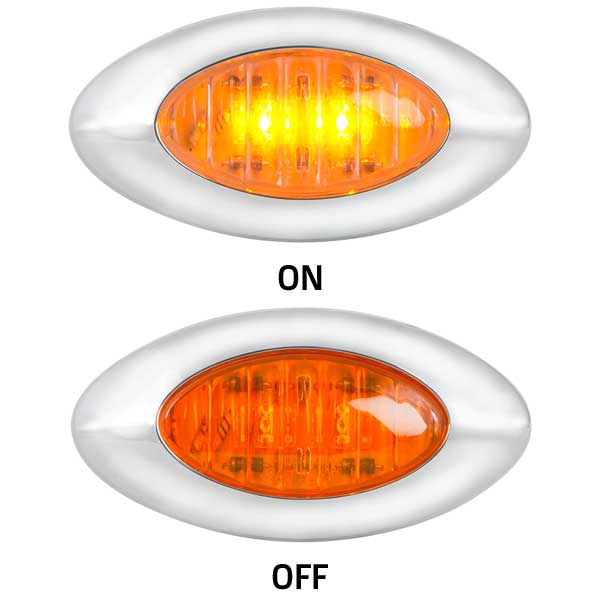 3-5/16" 2 LED Y2K Mini Marker Light