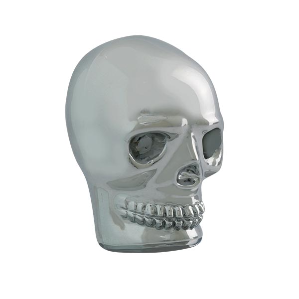 Large Chrome Plated Skull Gear Shift Knob