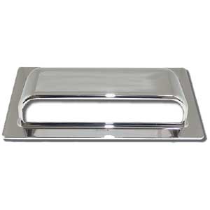 Universal Chrome Plastic Hood Scoop