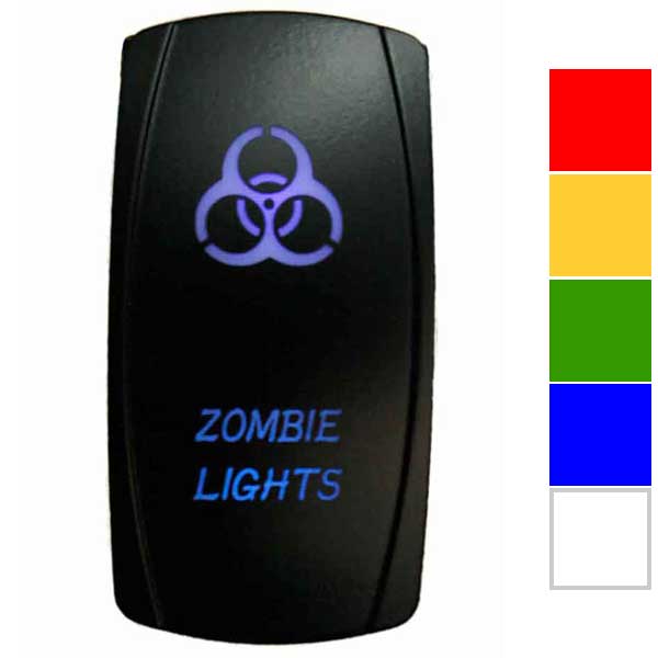 Zombie lights LED rocker switch