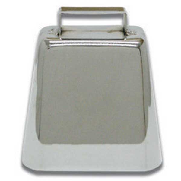 3 3/4" Small Chrome Cow Bell