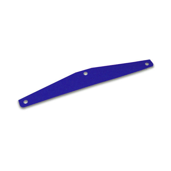 Blue Backing for Mud Flap Weights with Cut-Outs