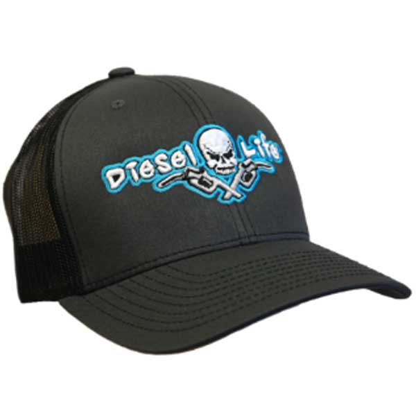 Diesel Life Charcoal/Blue Snap Back Trucker Hat