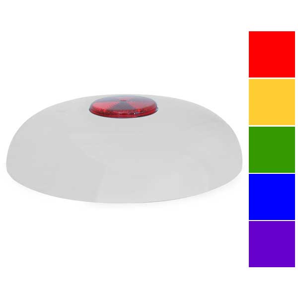 Chrome Round Horn Covers with Reflector