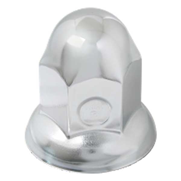 33mm Chrome Steel Acorn Bulb Nut Cover - Push On