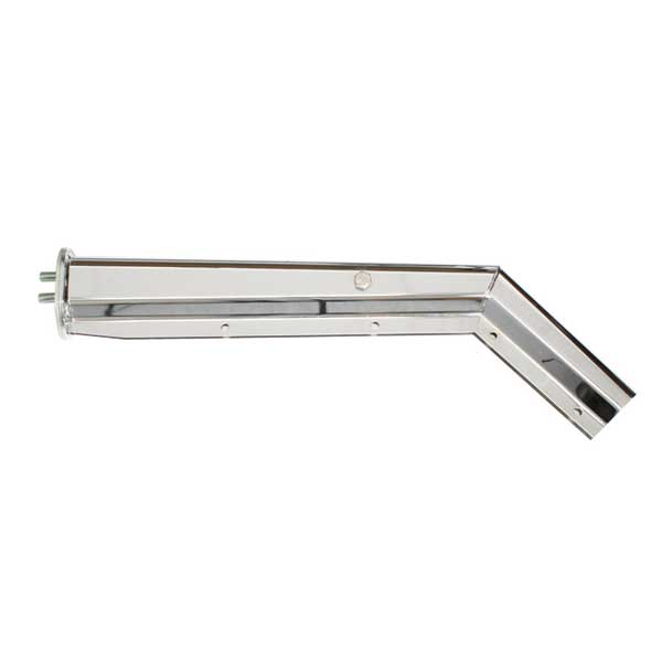 Chrome Spring-Loaded Angled Mud Flap Hangers