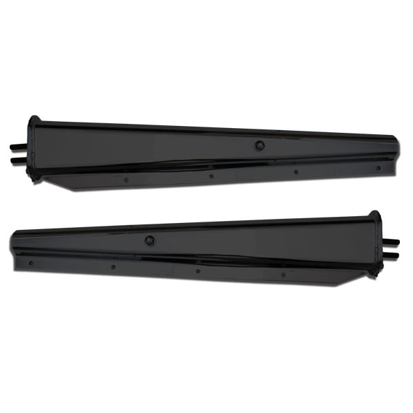 Black Spring-Loaded Mud Flap Hangers 2.5" Spacing