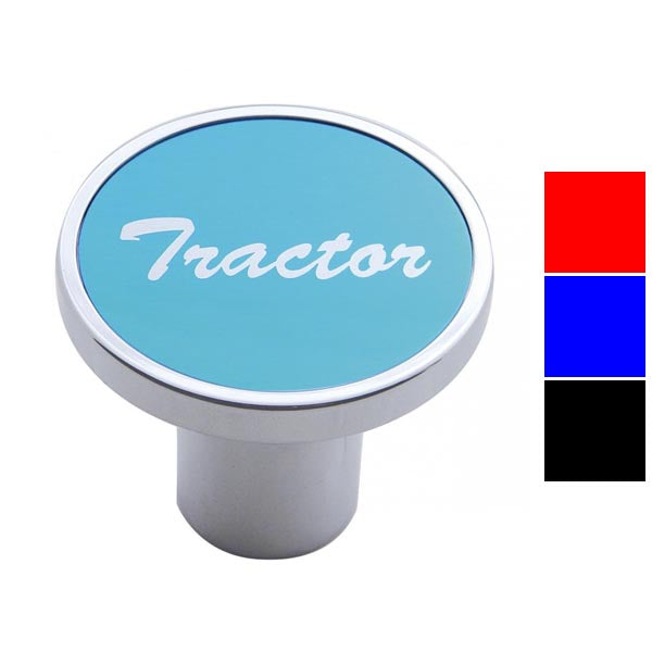 "Tractor" Sticker Aluminum Air Valve Knob