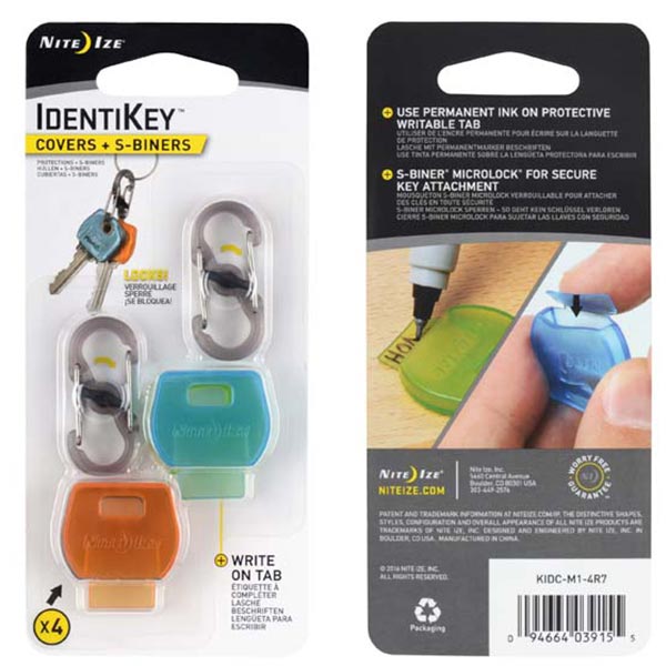 Identikey Covers & S-Biner MicroLock Combo Pack