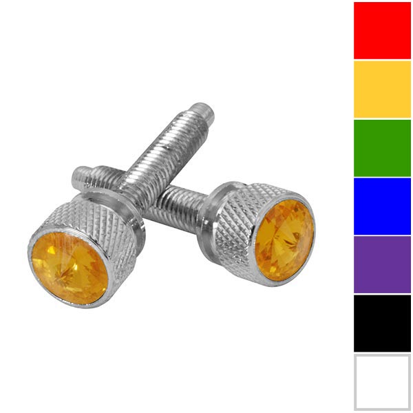 Kenworth W900 2001-2005 Chrome Dash Screws with Crystal PR