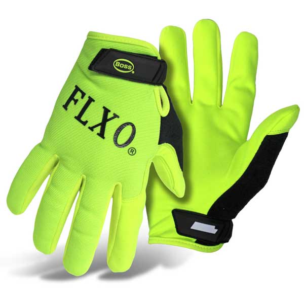 High-Visibility Utility Mechanic Gloves (XL)