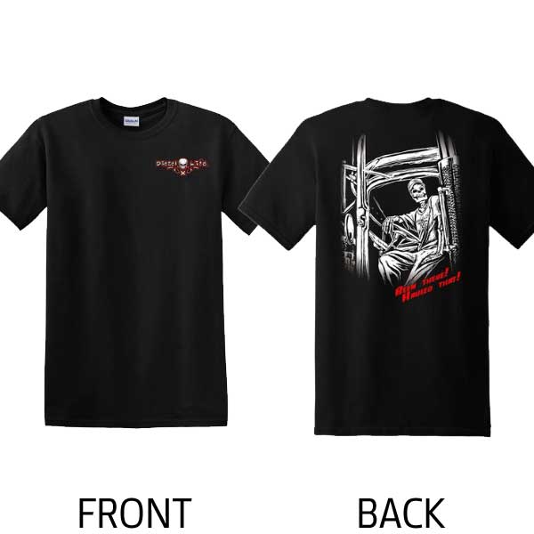 Diesel Life Trucker Skeleton T-Shirt