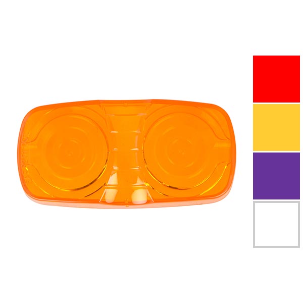 Lens for Dual Bulb Cat-Eye Marker Light