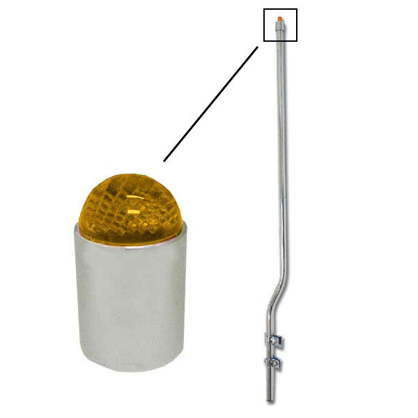 Amber Full Moon Stainless Bumper Guide - Plastic