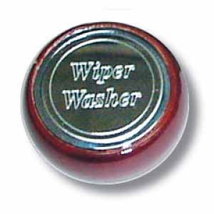 Wood Wiper Washer Dash Knob