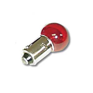 Red Glass 1895 Light Bulb