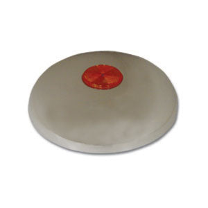Chrome Round Horn Covers with Reflector