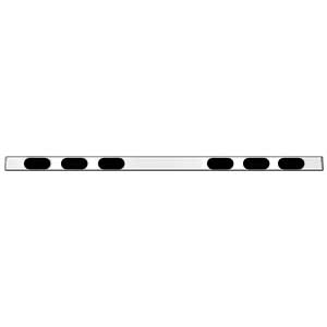 Bumper Bar 6 Oval Holes