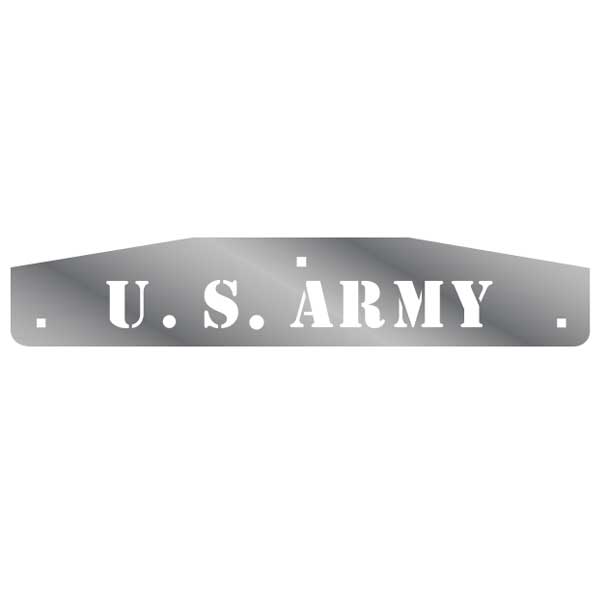 SS US Army Mud Flap Weights w/Back Plates (PR)