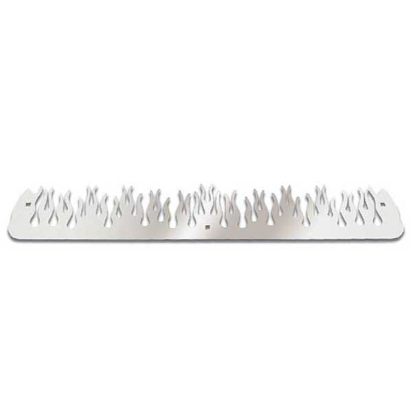 Chrome Flame Mud Flap Weight 3" x 16" (EA)