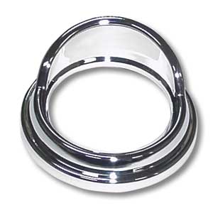 Freightliner/Peterbilt Chrome Gauge Bezel 3-5/16"