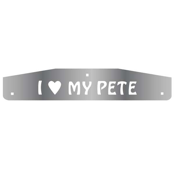 SS Love My Pete Mud Flap Weights w/Back Plates PR