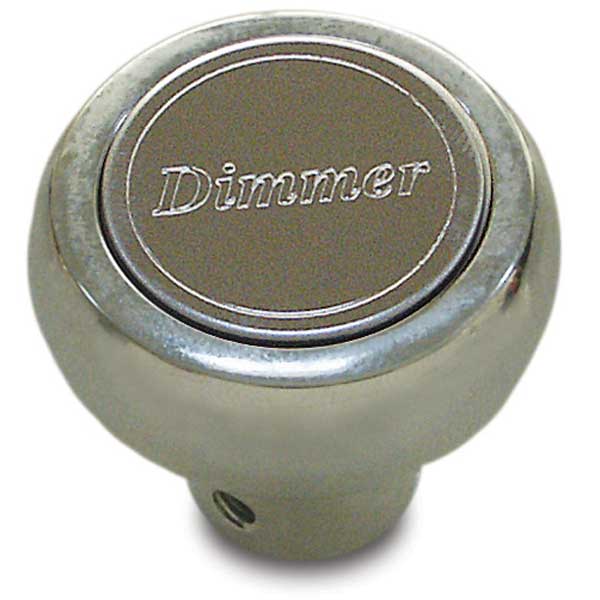 Chrome Aluminum Dimmer Dash Knob