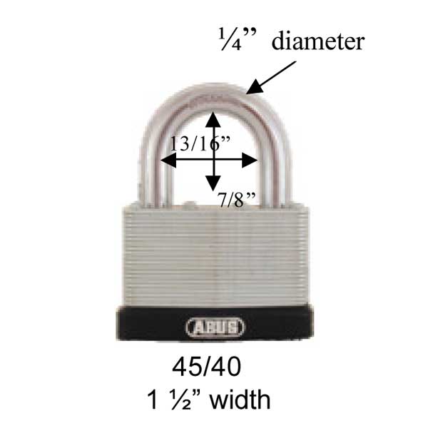 Galvanized Steel 45/40 Padlock