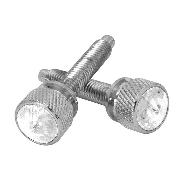 Kenworth W900 2001-2005 Chrome Dash Screws with Crystal PR
