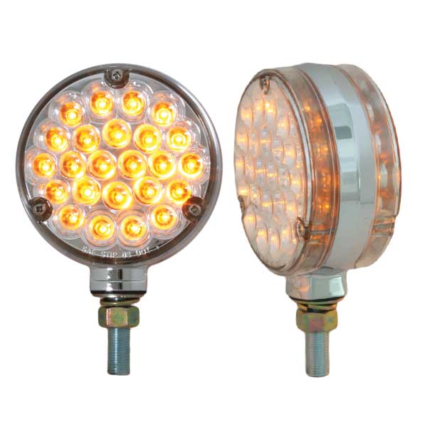 4" Pearl Round Double Face LED Light