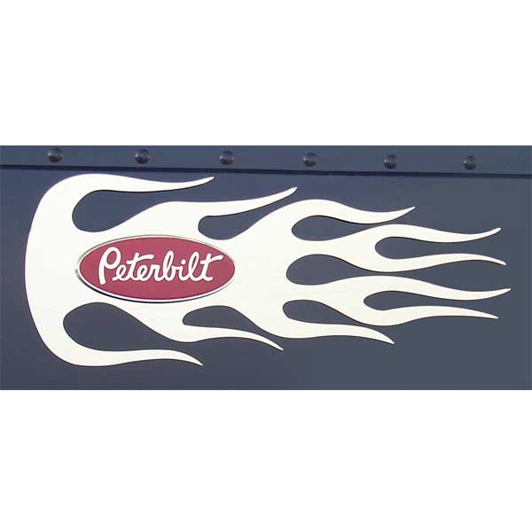 Peterbilt Blaze Logo Trim