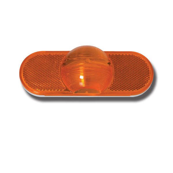 Oval Amber Full Moon Light
