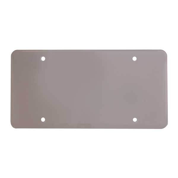 Smoke Plastic License Plate Protector