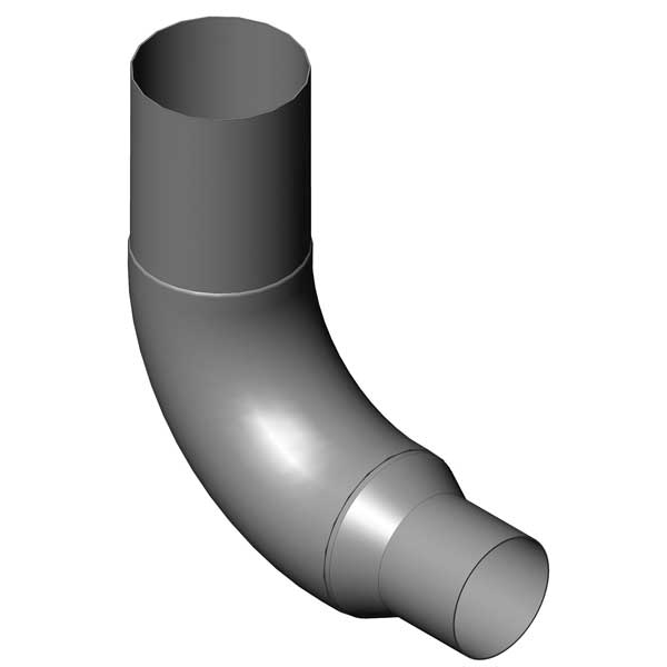 Freightliner 6-5" Dia. 90 Degree Chrome Elbow