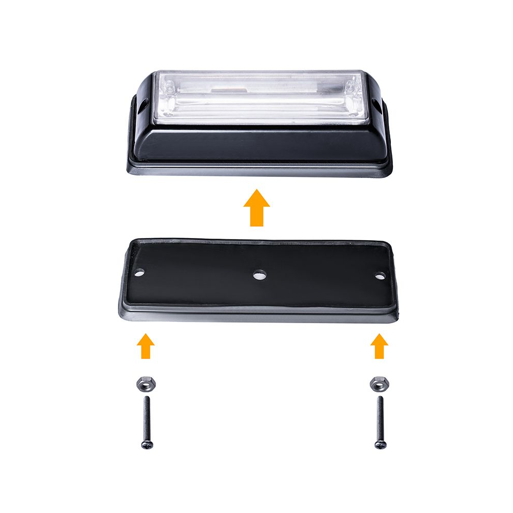 Low Profile Flush Mount LED Warning Light