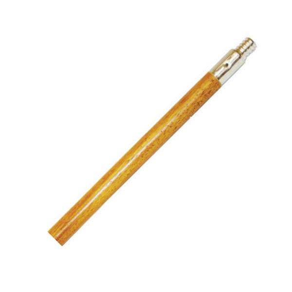 60" Metal Threaded Lacquered Wood Handle