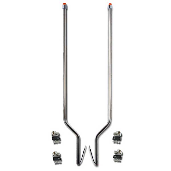 Stainless Steel LED Bumper Guides for Freightliner & Mack